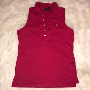 Ralph Lauren Sport sleeveless top with collar